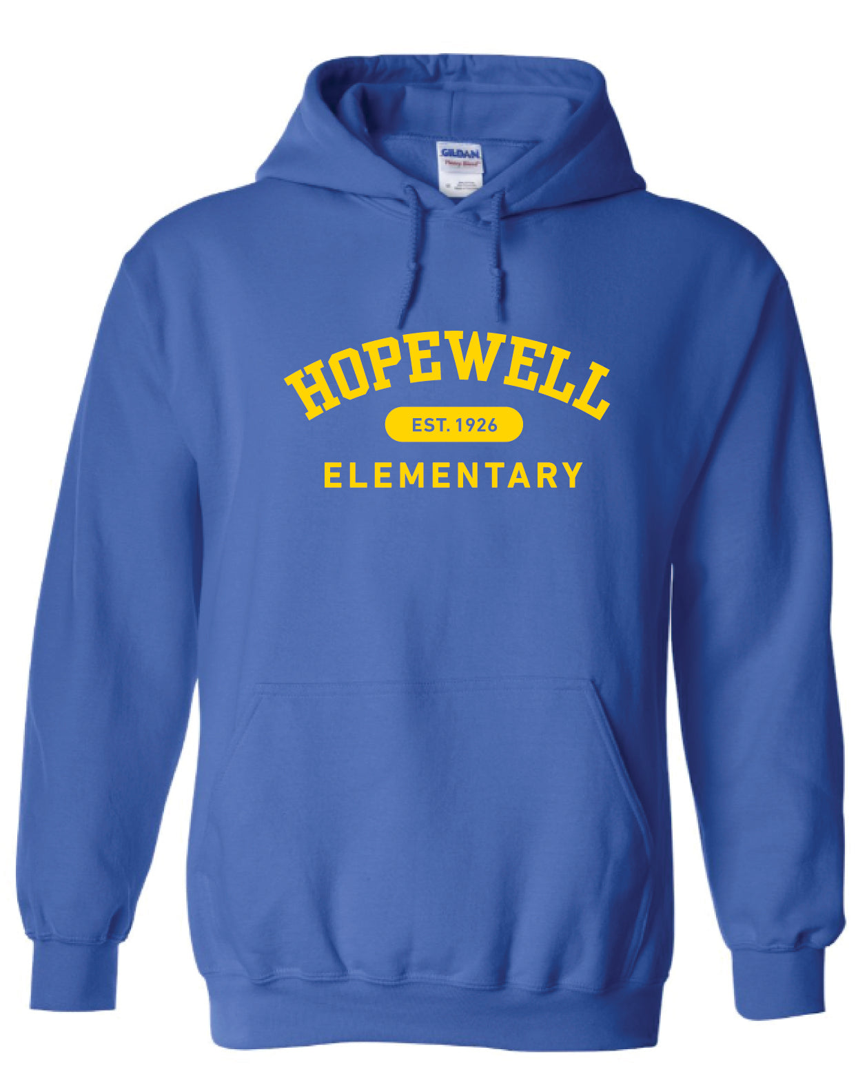 Hopewell Elementary Blue Hoodie - Adult and Youth