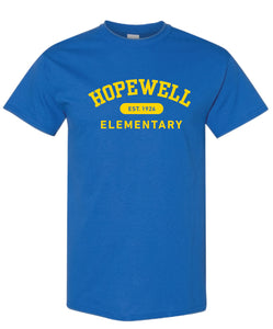 Hopewell Blue T-Shirt- Adult Unisex and Youth