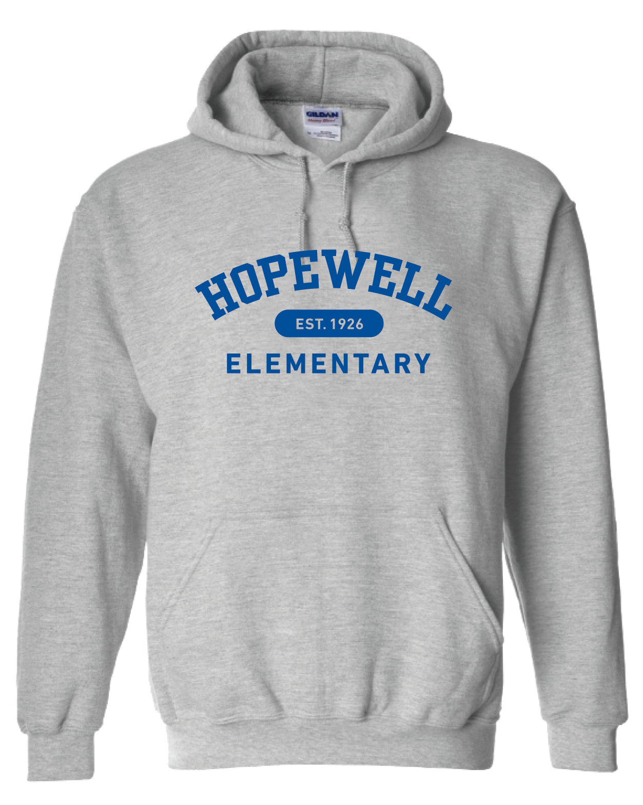 Hopewell Elementary Gray Hoodie - Adult and Youth