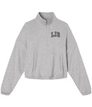 LIS Bella & Canvas Half-Zip Pullover Sweatshirt - Women's