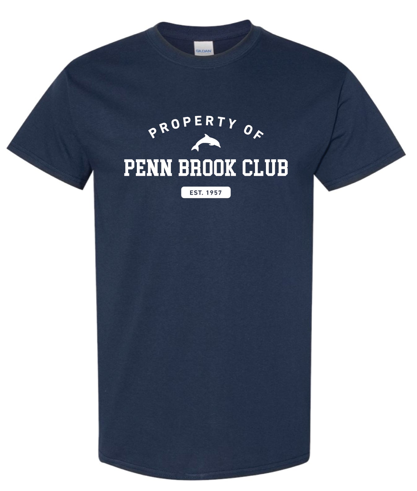 Penn Brook Navy T-Shirt - Adult Unisex and Youth