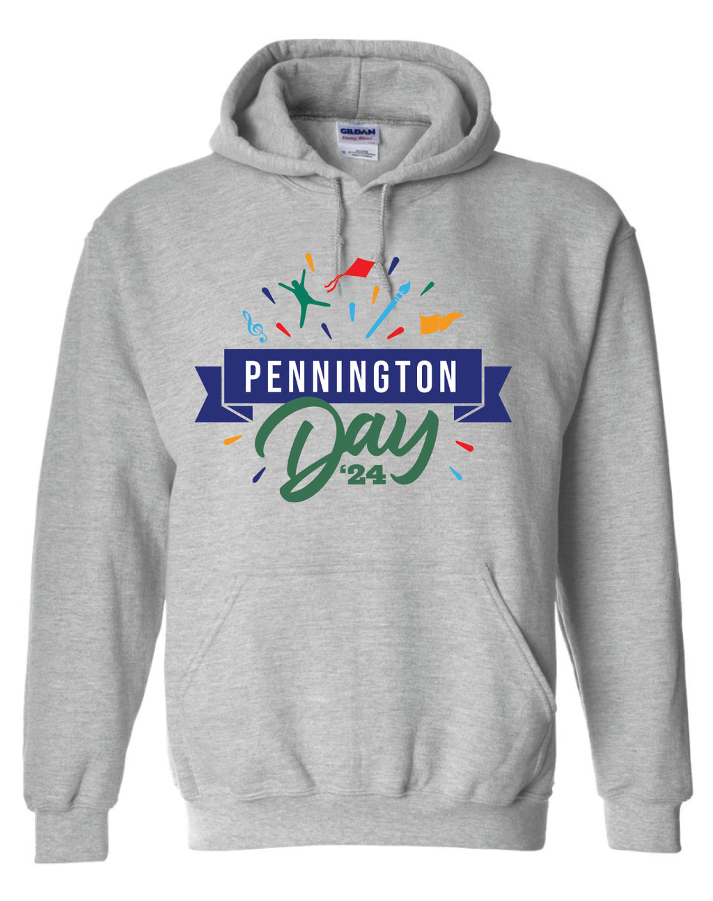 Pennington Day Gray Hoodie - Adult and Youth