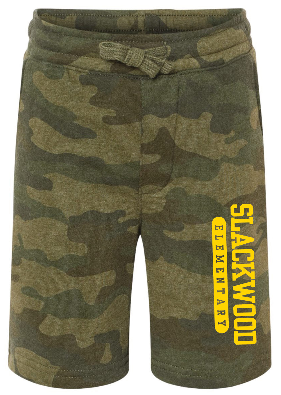 Slackwood Camo Cotton Blend Shorts- Youth and Adult Unisex
