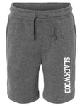 Slackwood Gray Cotton Blend Shorts- Youth and Adult Unisex