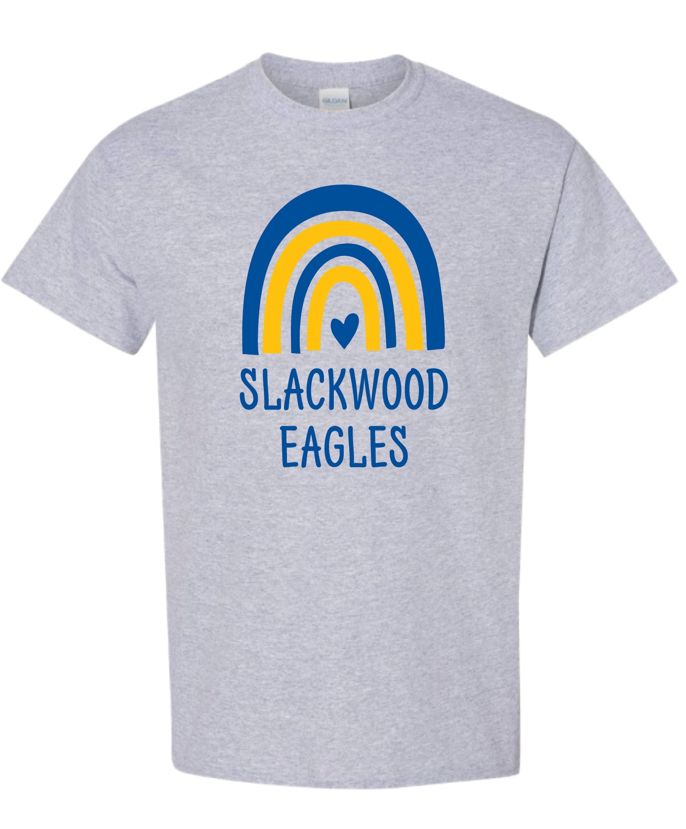 Slackwood Rainbow Gray T-Shirt - Adult Unisex and Youth