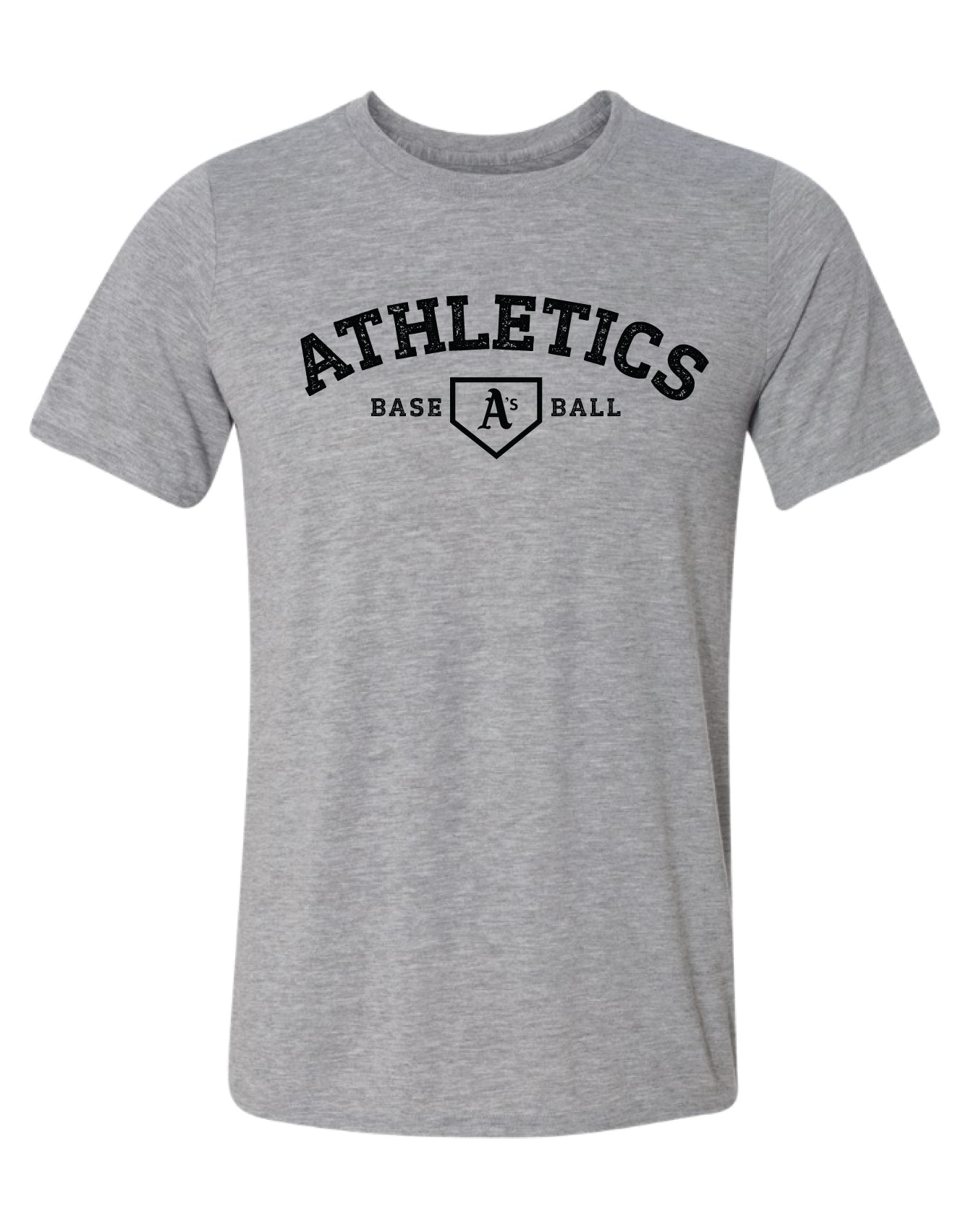 A's Baseball Distressed Logo Dri-fit T-Shirt
