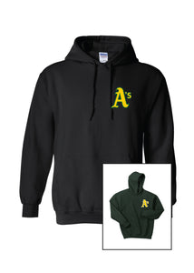 A's Logo Youth Hoodie