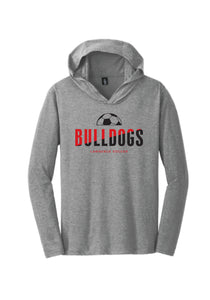 Bulldogs Lightweight Gray Hoodie- Adult and Youth