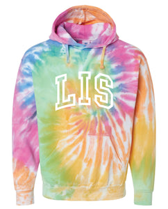 LIS Pastel Tie-Dye Long Sleeve Hoodie - Adult Unisex