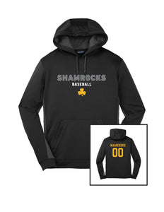Shamrocks Baseball Color Block Dri-fit Hoodie- Youth and Adult Unisex