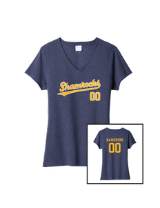 Shamrocks Baseball Women's V-Neck T-Shirt