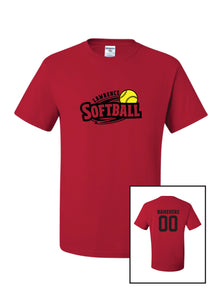 Lawrence Softball Red Dri-fit T-Shirt