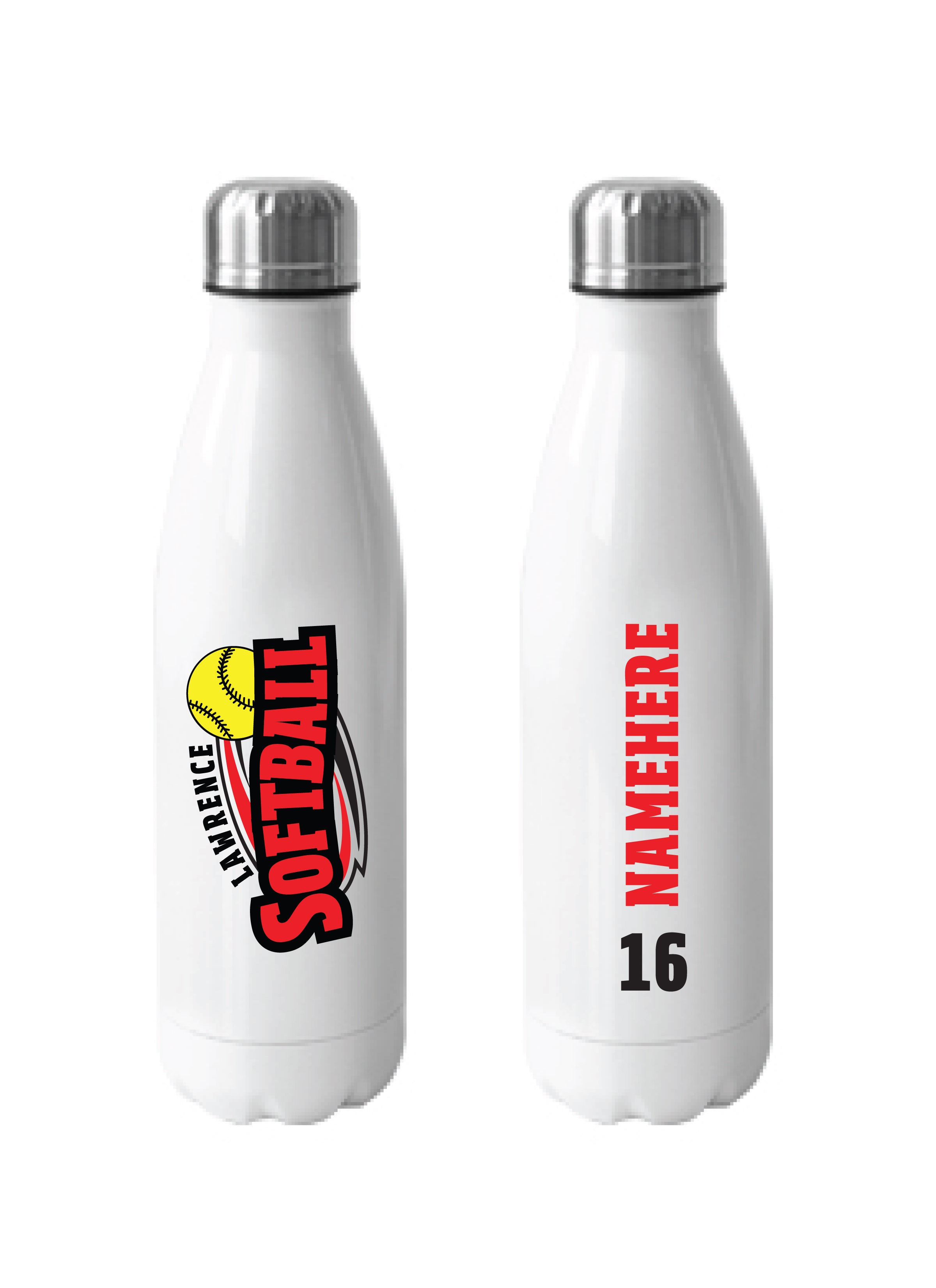 Lawrence Softball 17oz Water Bottle