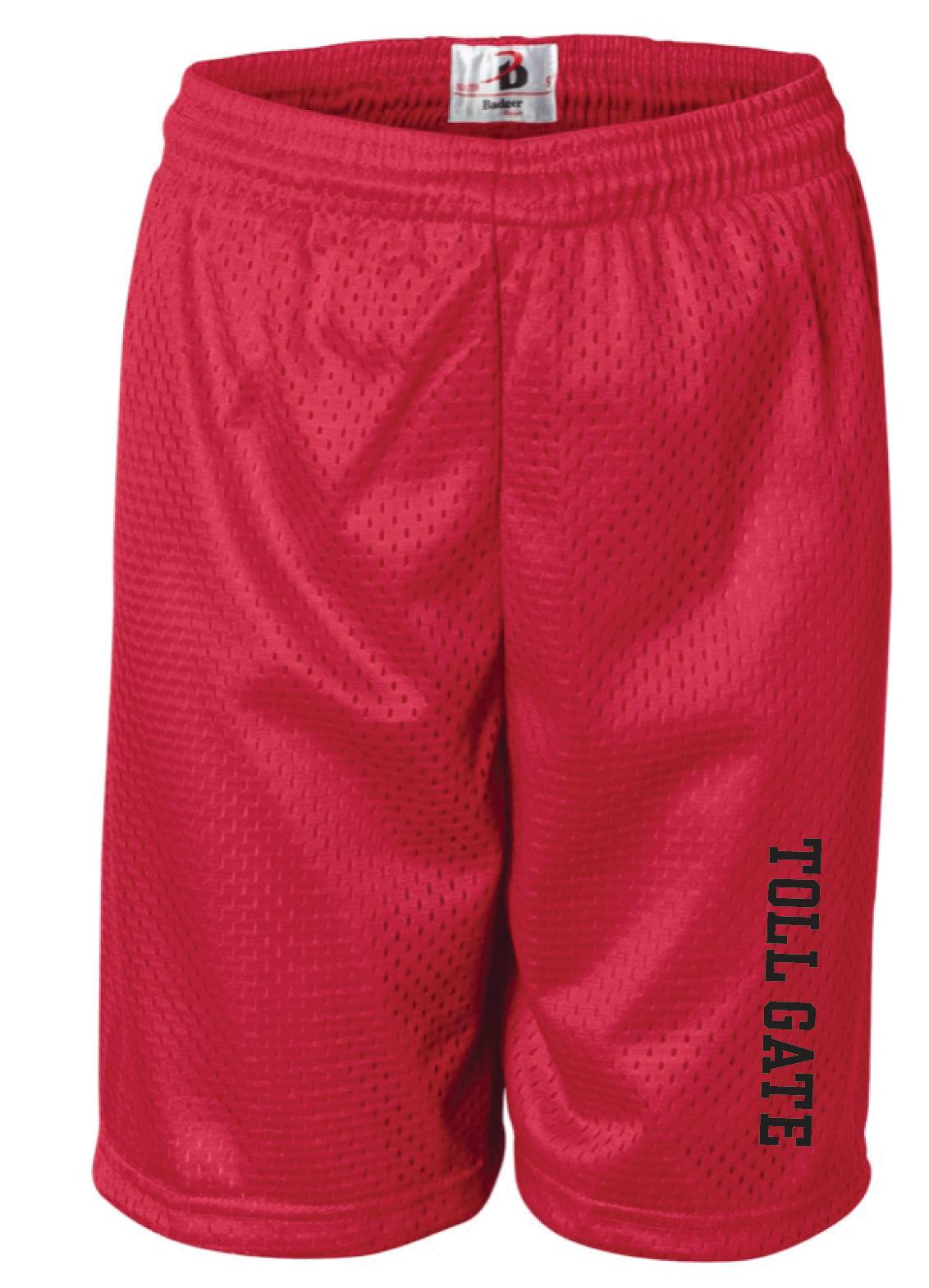 Toll Gate Red Mesh Shorts- Youth and Adult Unisex