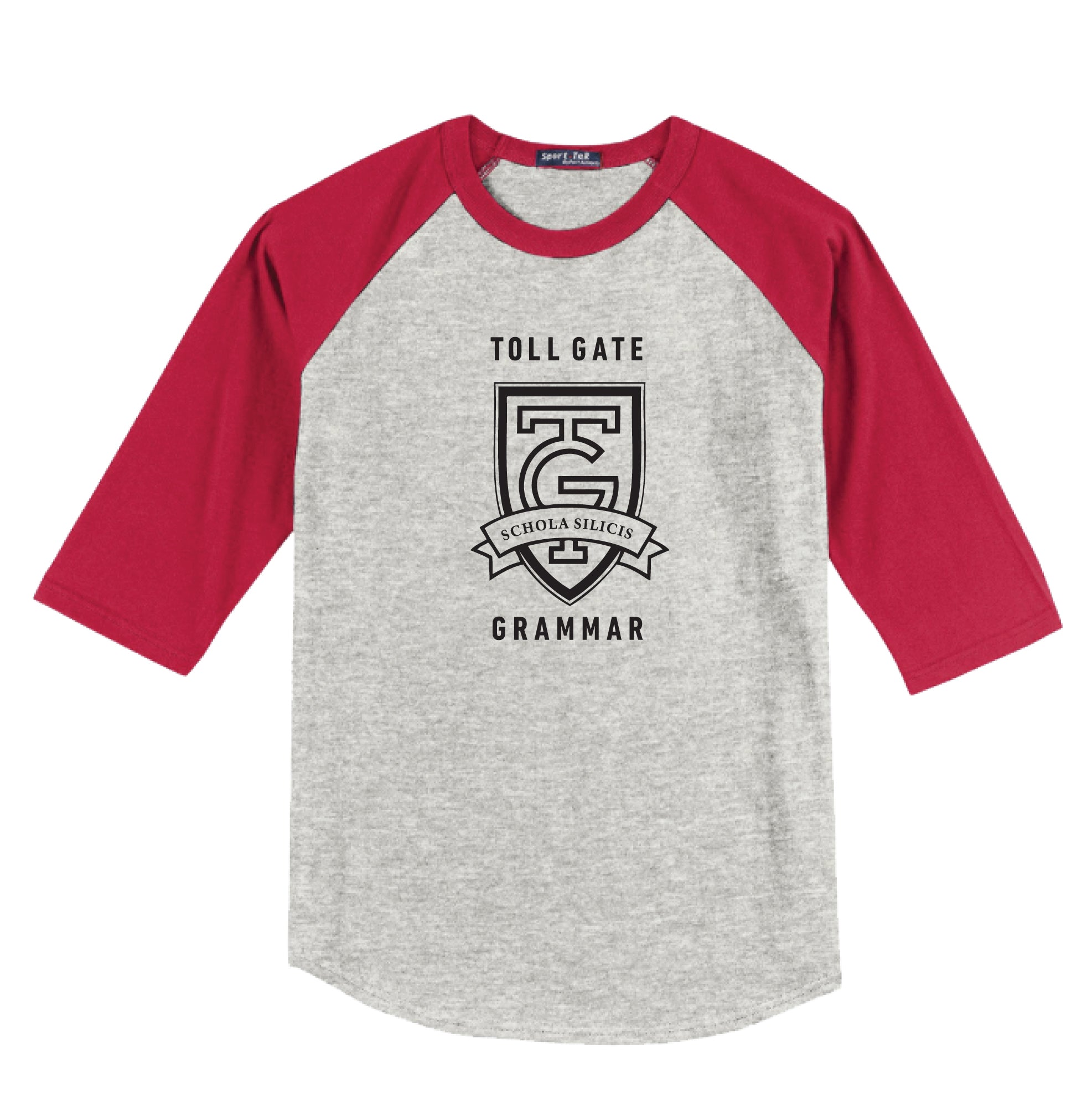 Toll Gate Red Sleeved Raglan Jersey - Adult Unisex and Youth